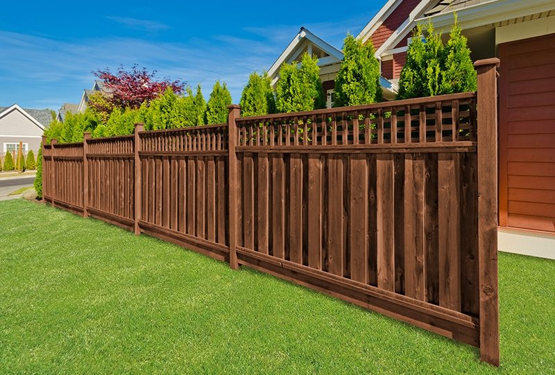 Residential Fence Paiting Exterior